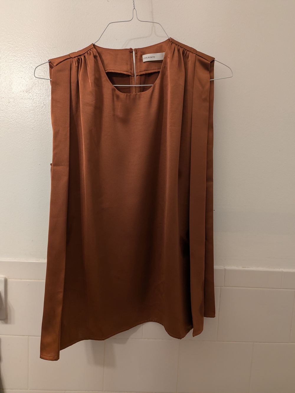 Love, Bonito Orange Satin Tunic